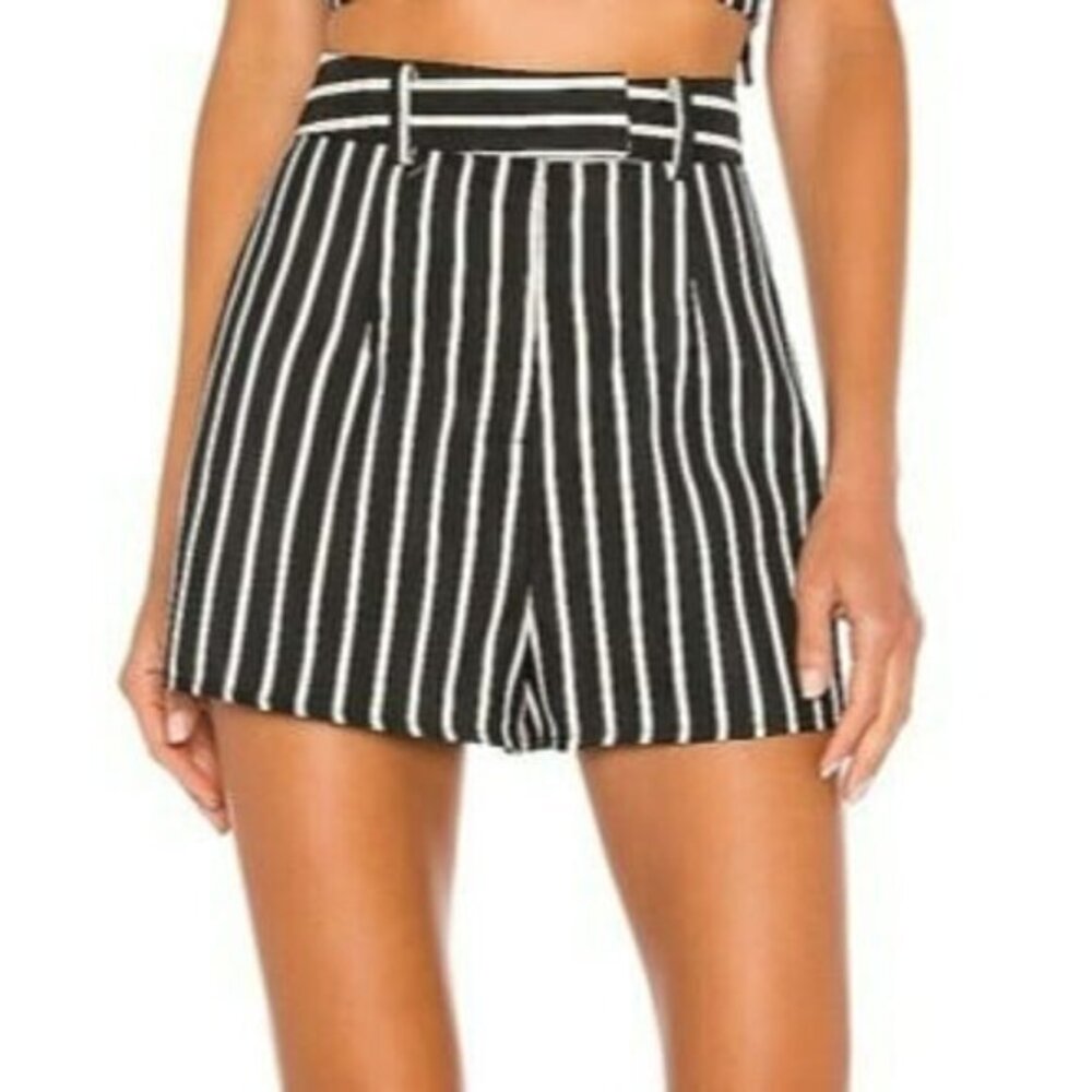 Lovers and Friends Adelia Short - Black & Ivory